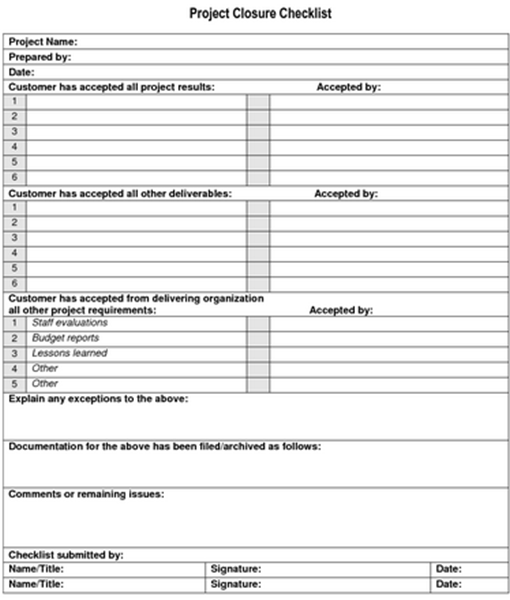 4.6. Close Project or Phase | Firebrand Learn